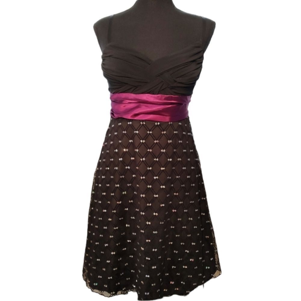Black Sparkle Cocktail Dress Size 9